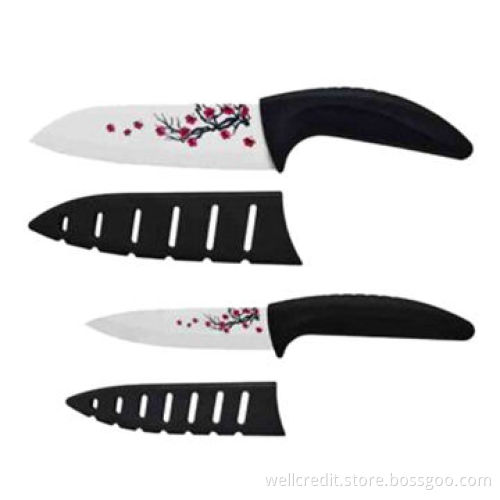 6" Chef and 5" utility knife with safety sheath